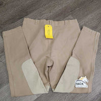 Hvy Cotton Breeches, Pull On *vgc/xc, mnr rubs & loose thread, older