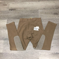 Hvy Cotton Breeches, Pull On *vgc, mnr rubs, pills & thread, older
