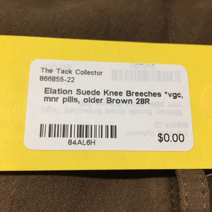 Hvy Cotton Breeches, Pull On *vgc, mnr rubs, pills & thread, older