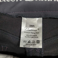 Euro Seat Breeches *vgc/gc, curled inner waist, seam puckers, seat: mnr rubs & pills
