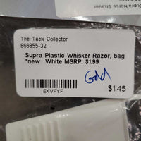 Plastic Whisker Razor, bag *new
