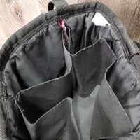 Padded Nylon Grooming Bag *vgc, clean, dividers: rubs & threads, mnr stains & rubs