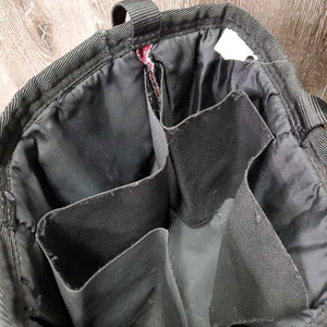 Padded Nylon Grooming Bag *vgc, clean, dividers: rubs & threads, mnr stains & rubs