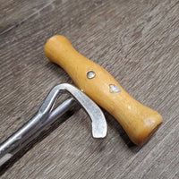 Pr Wood Handle Boot Pulls *vgc, clean, older, scrapes

