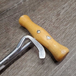 Pr Wood Handle Boot Pulls *vgc, clean, older, scrapes