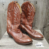 MENS VINTAGE Pointy Toe Western Boots *vgc/xc, clean, mnr toe scuffs & stains
