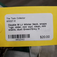 Lt Winter Neck, snaps *vgc, older, mnr wpf, clean, mnr stains, dust