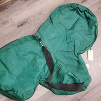 Nylon Jump Saddle Carry Bag, Strap, Zip *gc/fair, older, mnr dirt?stains, frayed edges, bubbles, holes, threads
