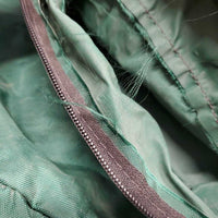 Nylon Jump Saddle Carry Bag, Strap, Zip *gc/fair, older, mnr dirt?stains, frayed edges, bubbles, holes, threads
