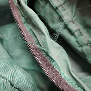 Nylon Jump Saddle Carry Bag, Strap, Zip *gc/fair, older, mnr dirt?stains, frayed edges, bubbles, holes, threads