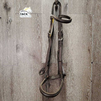 Rsd Bridle *gc, dry, stiff, tight keepers, scraped, xholes
