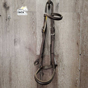 Rsd Bridle *gc, dry, stiff, tight keepers, scraped, xholes