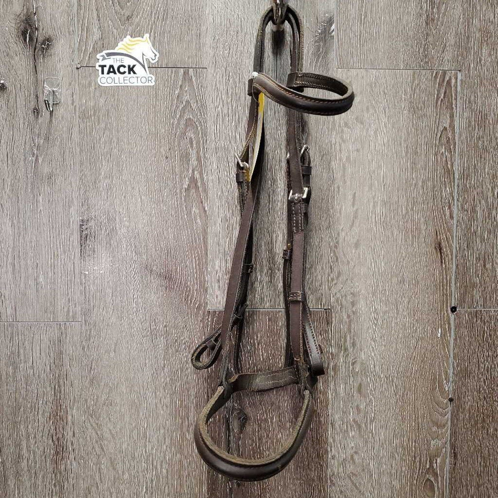 Rsd Bridle *gc, dry, stiff, tight keepers, scraped, xholes