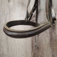 Rsd Bridle *gc, dry, stiff, tight keepers, scraped, xholes
