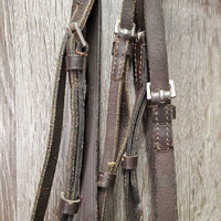 Rsd Bridle *gc, dry, stiff, tight keepers, scraped, xholes
