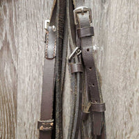 Rsd Bridle *gc, dry, stiff, tight keepers, scraped, xholes