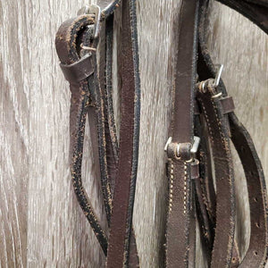 Rsd Bridle *gc/fair, v.stiff, dry, scraped edges, rubs, creases, twists, v.tight keepers