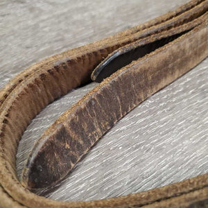 Pr Stirrup Leathers *gc, dry, older, scrapes, xholes, stains, rough