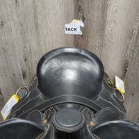 14" *XW" Snowy River Style Aussie Saddle, Horn, Girth, Stirrup Leathers & Irons, "Australian Stock Saddle" Neoprene Saddle Pad, "Kimberley Series" Saddle Bags
