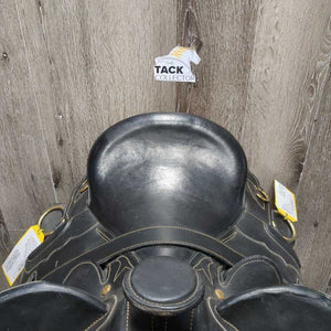 14" *XW" Snowy River Style Aussie Saddle, Horn, Girth, Stirrup Leathers & Irons, "Australian Stock Saddle" Neoprene Saddle Pad, "Kimberley Series" Saddle Bags
