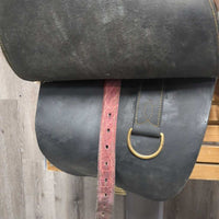 14" *XW" Snowy River Style Aussie Saddle, Horn, Girth, Stirrup Leathers & Irons, "Australian Stock Saddle" Neoprene Saddle Pad, "Kimberley Series" Saddle Bags
