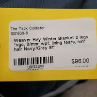Hvy Winter Blanket 2 legs *vgc, 0/mnr wpf, lining tears, mnr hair
