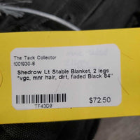 Lt Stable Blanket, 2 legs *vgc, mnr hair, dirt, faded
