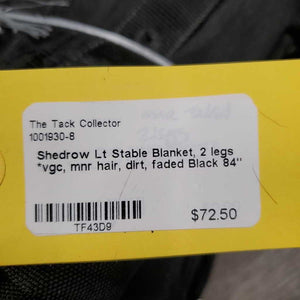 Lt Stable Blanket, 2 legs *vgc, mnr hair, dirt, faded