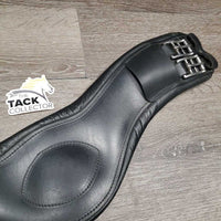 Anatomical Hvy Thick Padded Leather Dressage Girth *vgc, mnr dirt?residue, hair, dusty, deep creases