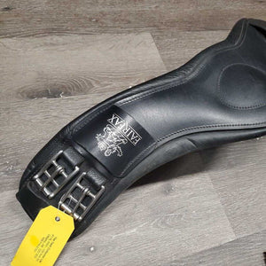 Anatomical Hvy Thick Padded Leather Dressage Girth *vgc, mnr dirt?residue, hair, dusty, deep creases