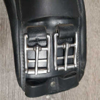 Anatomical Hvy Thick Padded Leather Dressage Girth *vgc, mnr dirt?residue, hair, dusty, deep creases
