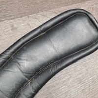 Anatomical Hvy Thick Padded Leather Dressage Girth *vgc, mnr dirt?residue, hair, dusty, deep creases