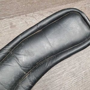 Anatomical Hvy Thick Padded Leather Dressage Girth *vgc, mnr dirt?residue, hair, dusty, deep creases
