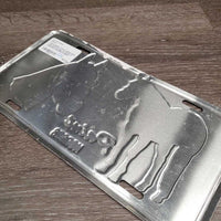 "Paint Horses" Front License Plate *vgc, paint on bag, mnr spots & scratches
