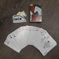 Claridge 2 Decks - Horse Playing Cards, box *new, torn box
