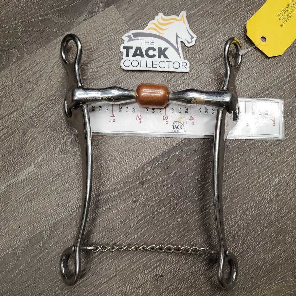 LS Western Bit, Lg Copper Roller, chain spreader *gc, clean, stains, residue, older