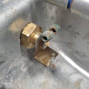Galvanized Automatic Stall Water Bowls, float, screws *vgc, clean, stains, residue, scratches, scrapes, rubs