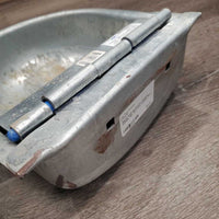 Galvanized Automatic Stall Water Bowls, float, screws *vgc, clean, stains, residue, scratches, scrapes, rubs
