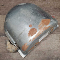 Galvanized Automatic Stall Water Bowls, float, screws, attached pipe *gc, clean, stains, residue, scratches, scrapes, rubs, oxidized, rust

