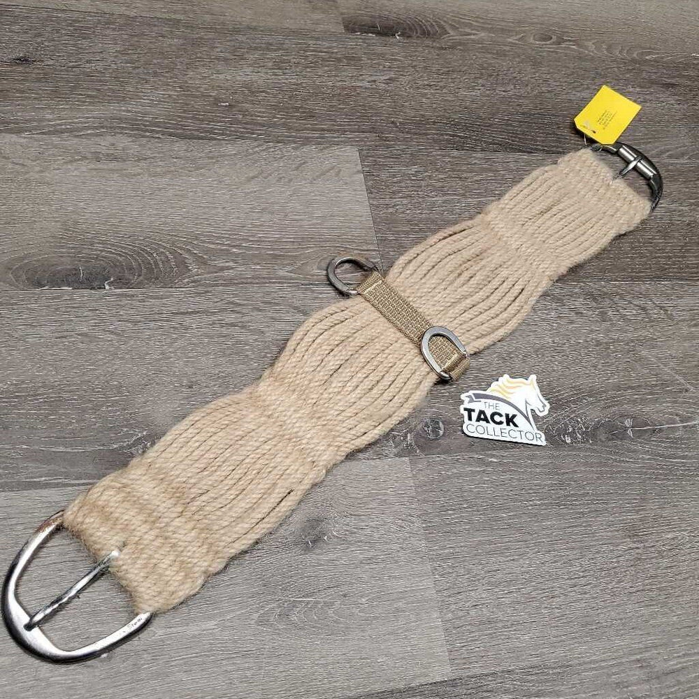 27 Mohair String Cinch, 2x D Rings *vgc, clean, hairy, No Keeper