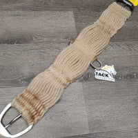 27 Mohair String Cinch, 2x D Rings *vgc, clean, hairy, No Keeper