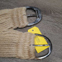 27 Mohair String Cinch, 2x D Rings *vgc, clean, hairy, No Keeper
