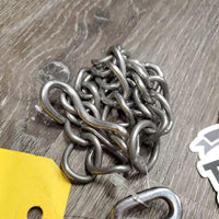 Jointed Kimberwick Snaffle Bit, chain *gc, dirty, residue, scratches, stains
