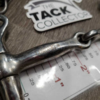 Jointed Kimberwick Snaffle Bit, chain *gc, dirty, residue, scratches, stains
