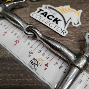 Jointed Kimberwick Snaffle Bit, chain *gc, dirty, residue, scratches, stains