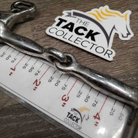 Jointed Kimberwick Snaffle Bit, chain *gc, dirty, residue, scratches, stains
