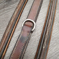 Fs Rsd Padded LEather & Elastic Breastplate, snaps *N0 Witherbridge, older, gc/fair, rubs, dirty, faded, stains
