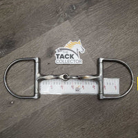 Thin Slow Twist Hunter D Ring Bit *gc/fair, dirt, v.stained, dull, scratches, loose joint
