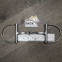 Thin Slow Twist Hunter D Ring Bit *gc/fair, dirt, v.stained, dull, scratches, loose joint
