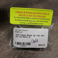 Clipper Blade *gc, hair, dirt, mnr rust